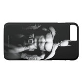 Arkham City | Schwarz-Weiß-Pose Batman Case-Mate iPhone Hülle (Rückseite (Horizontal))