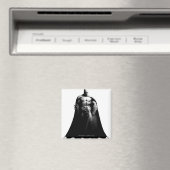 Arkham City | Schwarz-Weiß-Pose Batman Magnet (In Situ (Geschirrspüler))