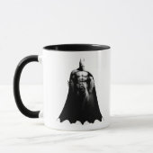 Arkham City | Schwarz-Weiß-Pose Batman Tasse (Links)