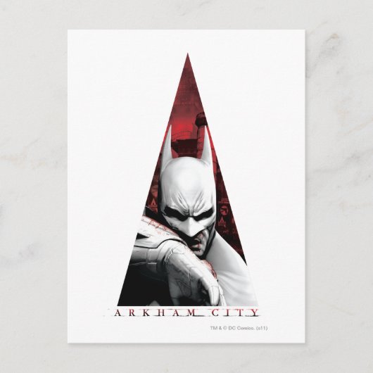 Arkham City Triangle Postkarte (Vorderseite)