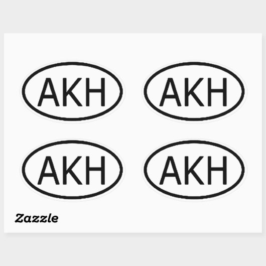 Arkham Ovaler Aufkleber (Blatt)