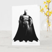 Arkham| Pose Batman Black and White Karte (Gelbe Blume)