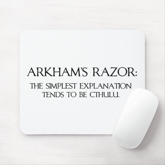 Arkhams Rasiermesser Mousepad (Mit Mouse)