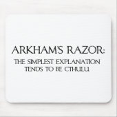 Arkhams Rasiermesser Mousepad (Vorne)