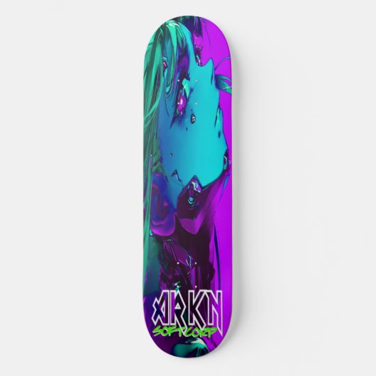 ARKN X SOFTCORP-Skateboard Skateboard (Vorderseite)