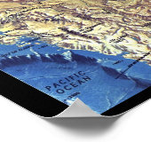 "Arktis: 1971/heute - 3d Meeresgrund Karte ...  Po Poster (Ecke)