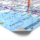 " Arktis: 1971/heute - Karte der Arktisregion ... Poster (Ecke)