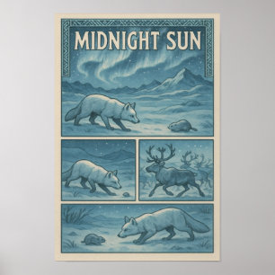 Arktis Aurora Tales Poster