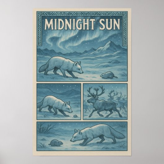 Arktis Aurora Tales Poster (Vorne)