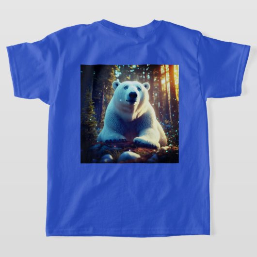 Arktis Explorer: T-Shirt mit Polar Bear (AblageHinten)