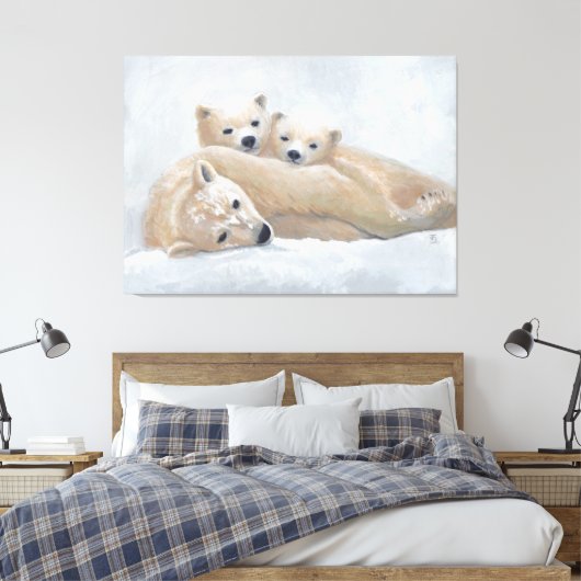 Arktis Leinwanddruck (Insitu (Schlafzimmer))