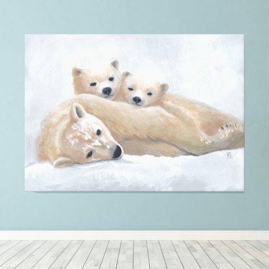 Arktis Leinwanddruck (Insitu (Holzboden))