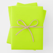 Arktis Limon (Vollfarbe) Geschenkpapier Set (Beispiel)
