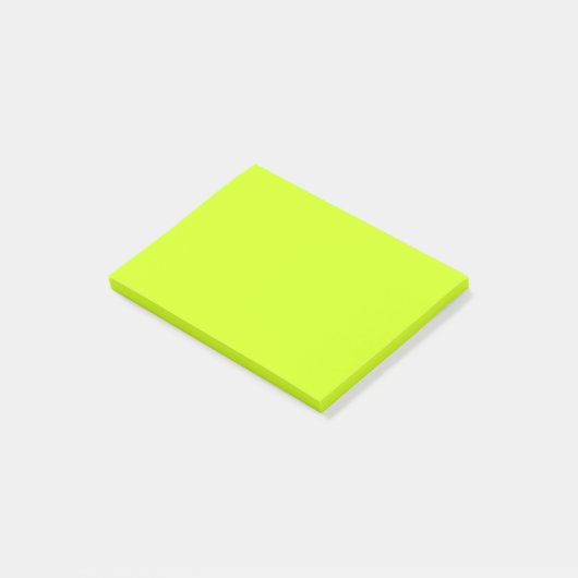 Arktis Limon (Vollfarbe) Post-it Klebezettel (angewinkelt)