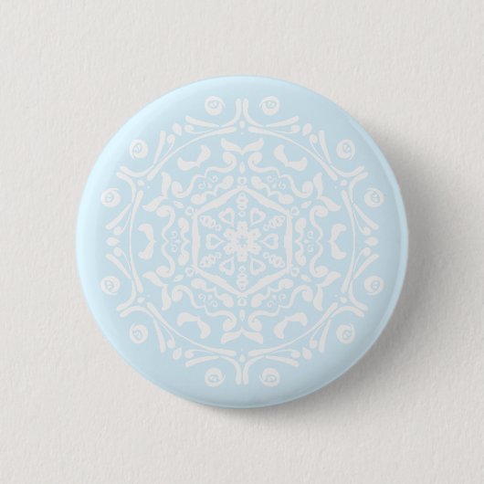 Arktis Mandala Button (Vorderseite)