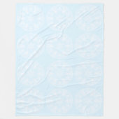 Arktis Mandala Fleecedecke (Vorderseite)