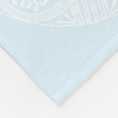 Arktis Mandala Fleecedecke (Ecke)