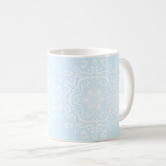 Arktis Mandala Kaffeetasse (VorderseiteRechts)