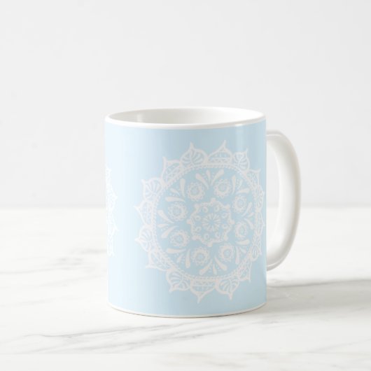 Arktis Mandala Kaffeetasse (VorderseiteRechts)