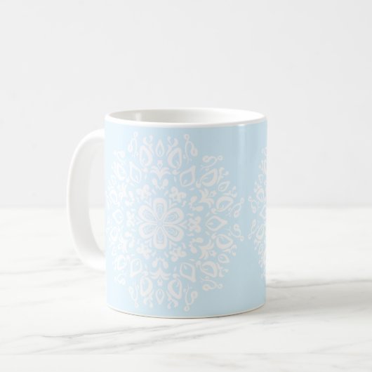 Arktis Mandala Kaffeetasse (Vorderseite Links)