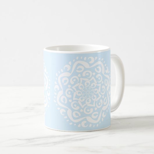 Arktis Mandala Kaffeetasse (VorderseiteRechts)