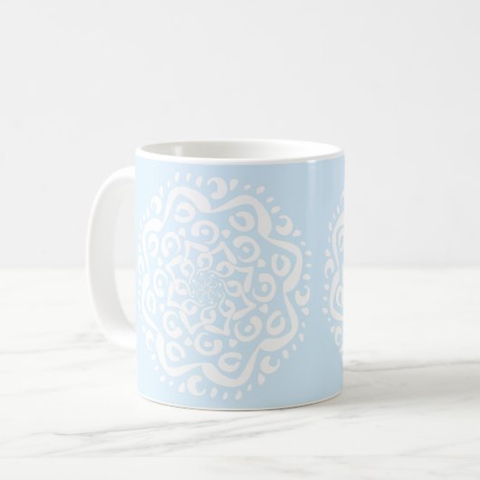 Arktis Mandala Kaffeetasse (Vorderseite Links)