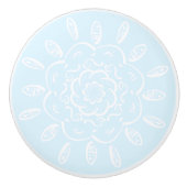 Arktis Mandala Keramikknauf (Vorderseite)