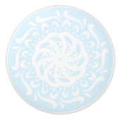 Arktis Mandala Keramikknauf (Vorderseite)