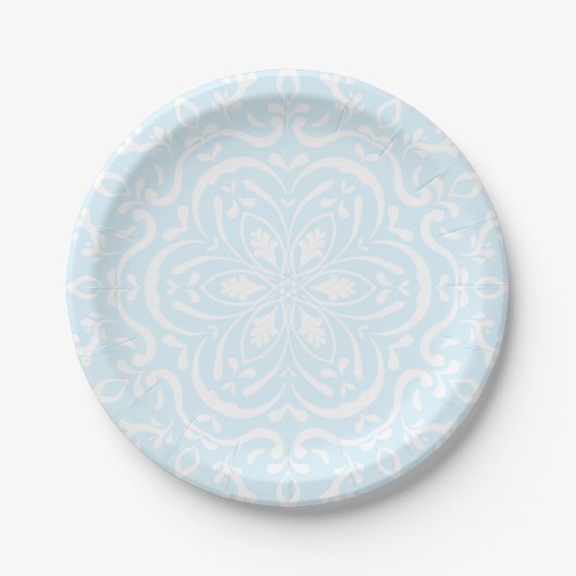 Arktis Mandala Pappteller (Vorderseite)