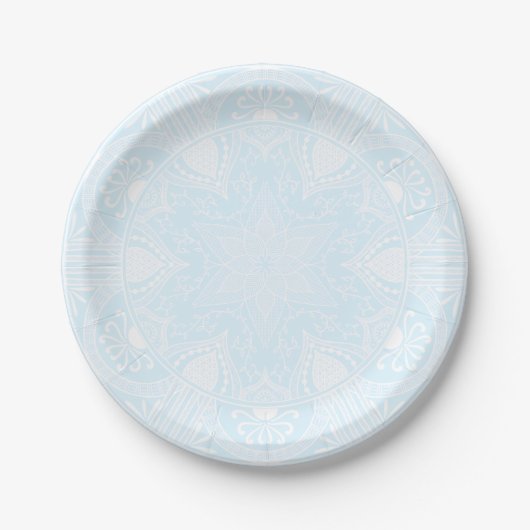 Arktis Mandala Pappteller (Vorderseite)