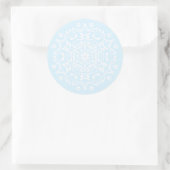 Arktis Mandala Runder Aufkleber (Tasche)