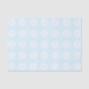 Arktis Mandala Seidenpapier