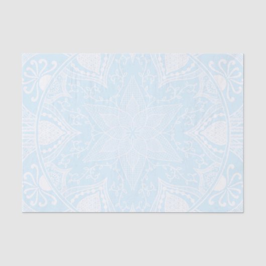 Arktis Mandala Seidenpapier (Vorderseite)