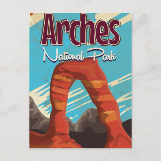 Arktis Nationalpark Vintag Holiday Poster Feiertagspostkarte