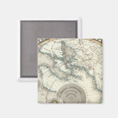 Arktis, Nordhalbkugel Magnet (Vorderseite/Rückseite)