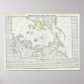 Arktis, Nordhalbkugel Poster (Vorne)