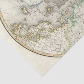 Arktis, Nordhalbkugel Seidenpapier (Ausschnitt)
