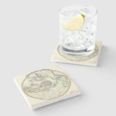 Arktis, Nordhalbkugel Steinuntersetzer (Seitenansicht)