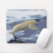 Arktis, Svalbard, Polar Bär, der sich ausdehnt Mousepad (Mit Mouse)