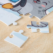 Arktis-Tiere Kinderpuzzle | Süßer Eisbär Fuchs P Puzzle (Seite)