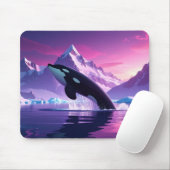 Arktis-Wal-Mauspad Mousepad (Mit Mouse)
