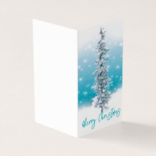 Arktisch blau gefroren frostig silber funkeln imme (Vorderseite)