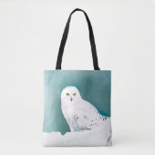 Arktische Aquamarine Schneeauwl Tasche (Vorderseite)
