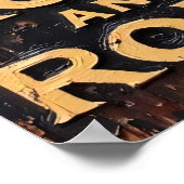 Arktische Blues: Shredding Shark Poster (Ecke)