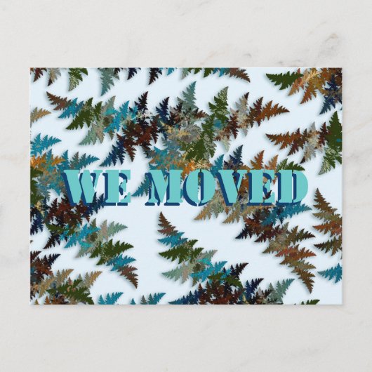 Arktische Camouflage Ankündigungspostkarte (Vorderseite)