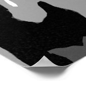 Arktische Camouflage Bikini Babe Poster (Ecke)