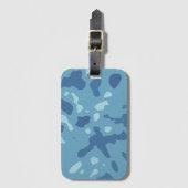 Arktische Camouflage Gepäckanhänger (Vorderseite Vertikal)