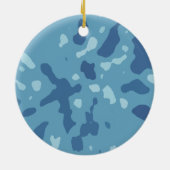 Arktische Camouflage Keramik Ornament (Hinten)