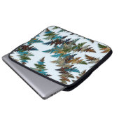 Arktische Camouflage Laptopschutzhülle (Vorne Knopf)