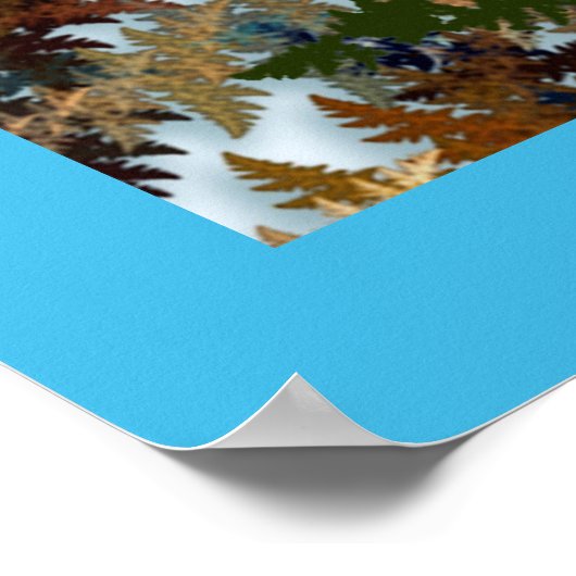 Arktische Camouflage Poster (Ecke)